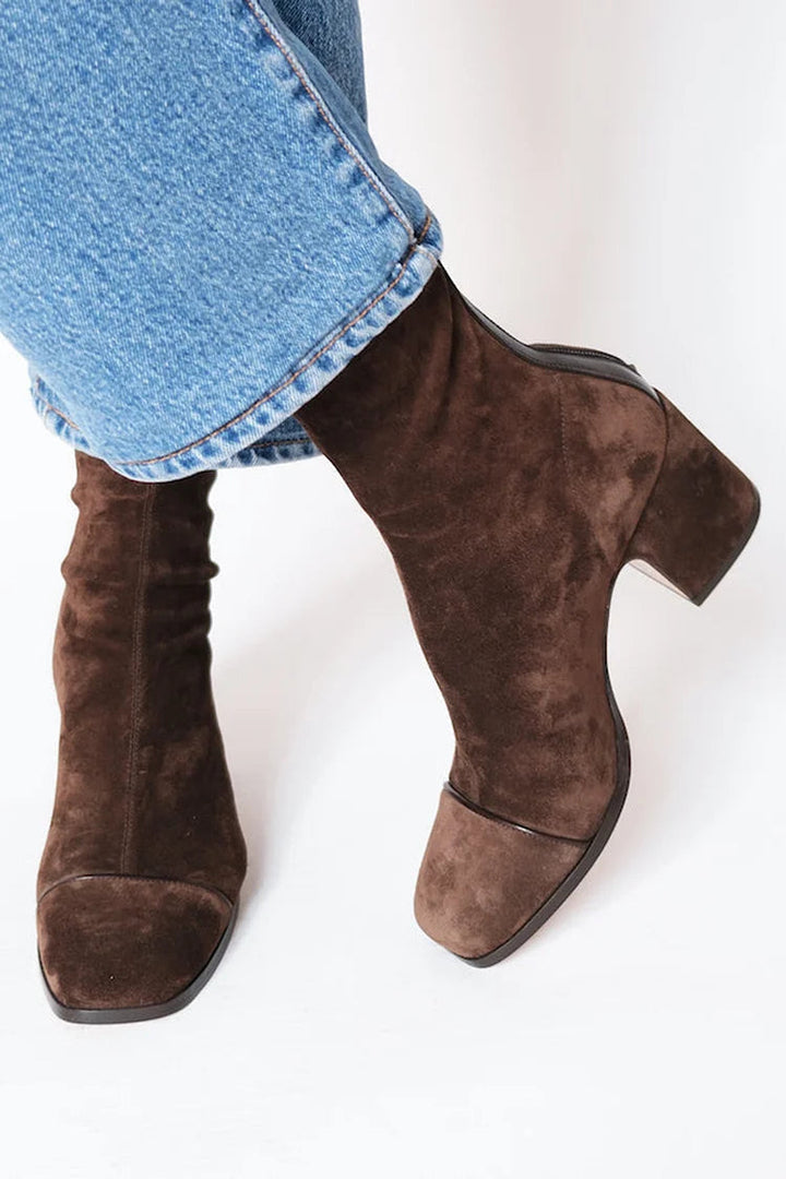 Karen Moree | Square Toe Heeled Boots