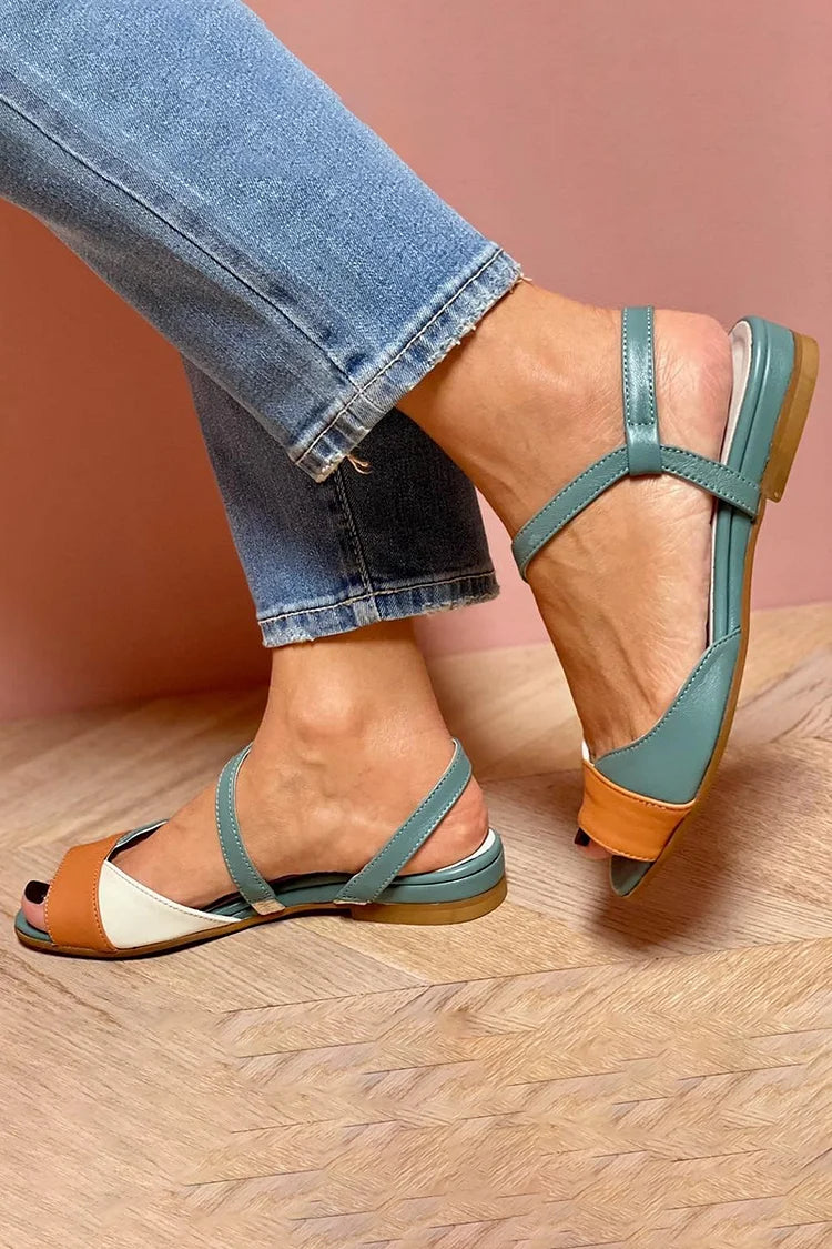 Karen Moree | Color Block Sandals