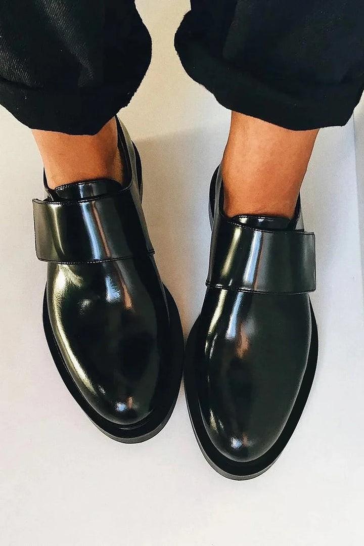 Karen Moree | Polished Strap Loafers