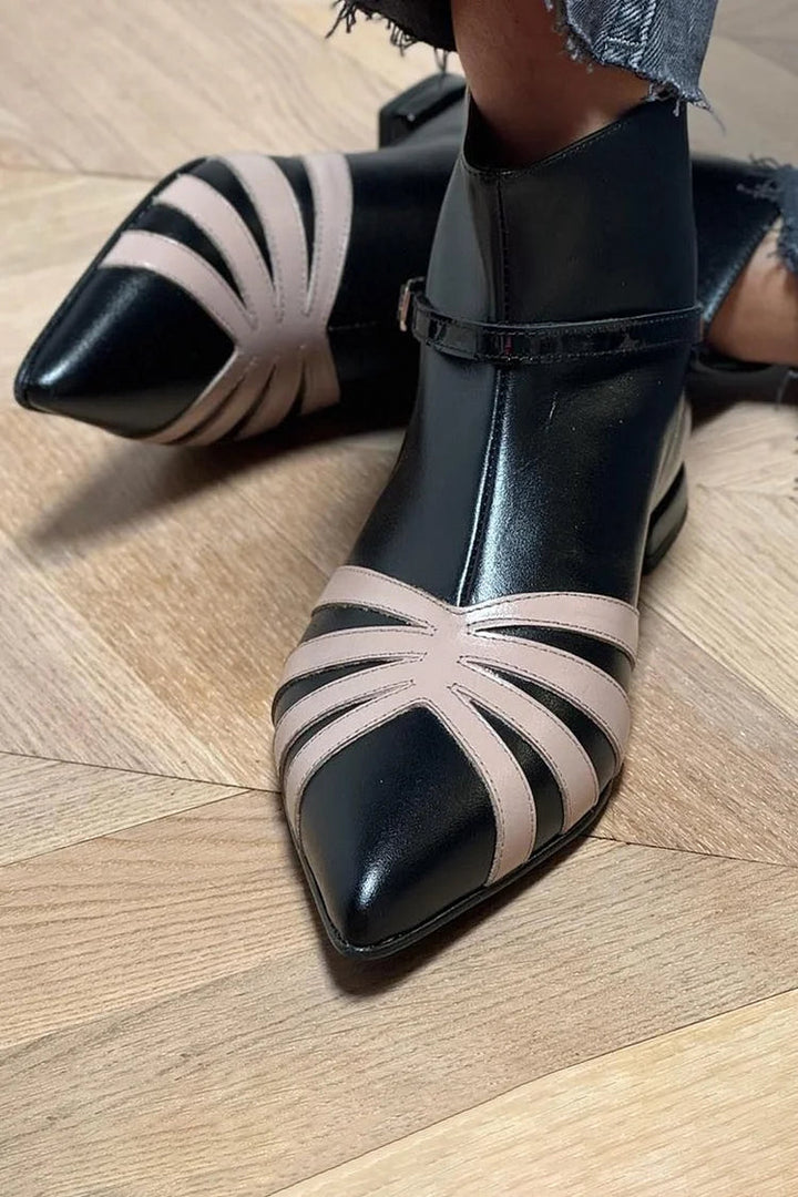 Karen Moree | Pointed Geometric Ankle Boot