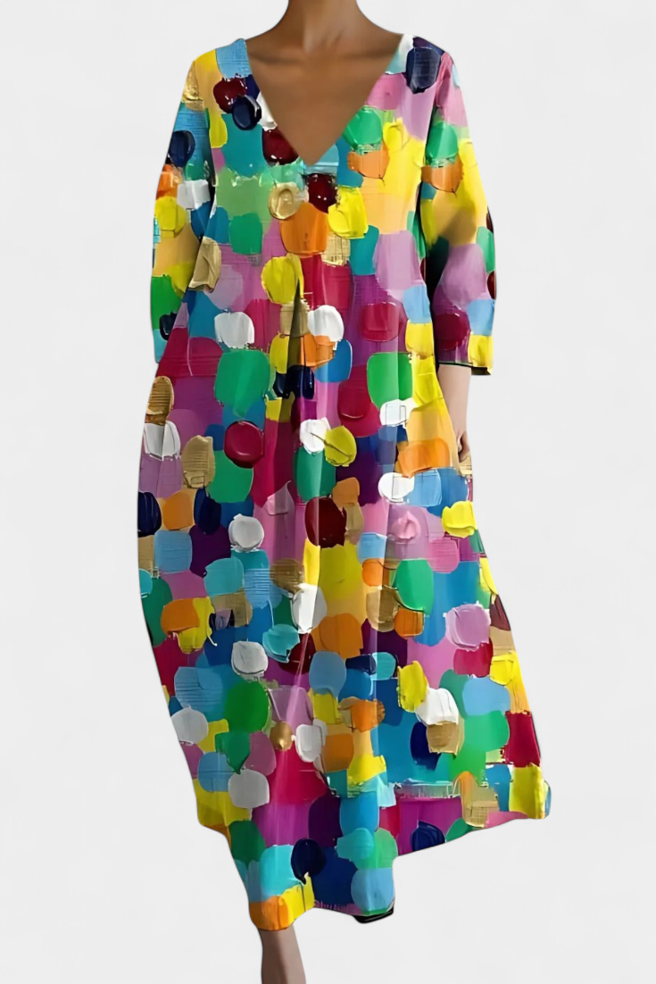 Karen Moree | Art Bloom Midi Dress