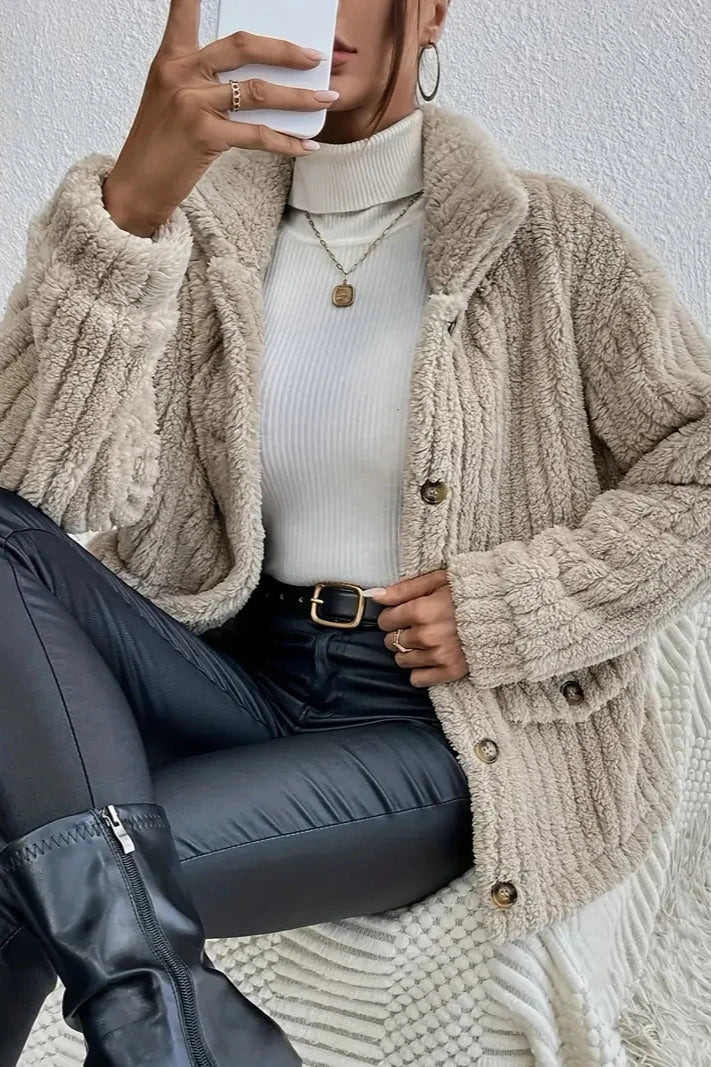 Karen Moree | Double-Sided Velvet Cardigan