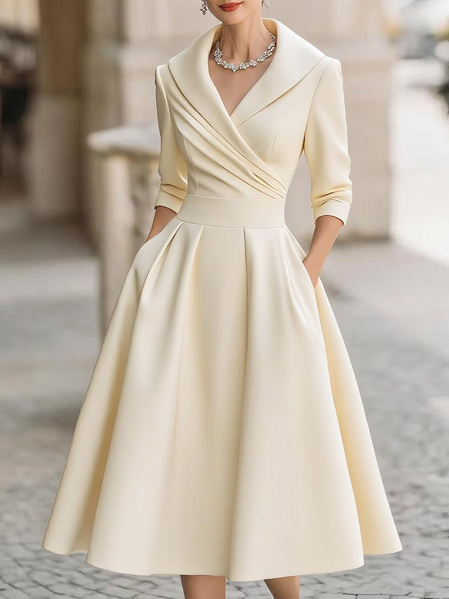 Karen Moree | Elegant Black Vintage Swing Dress