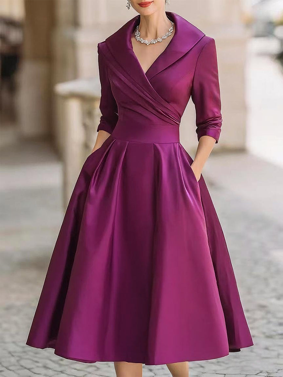 Karen Moree | Elegant Black Vintage Swing Dress