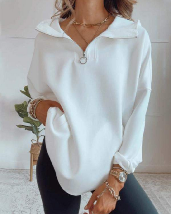 Karen Moree | Quarter Zip Oversized Hoodie
