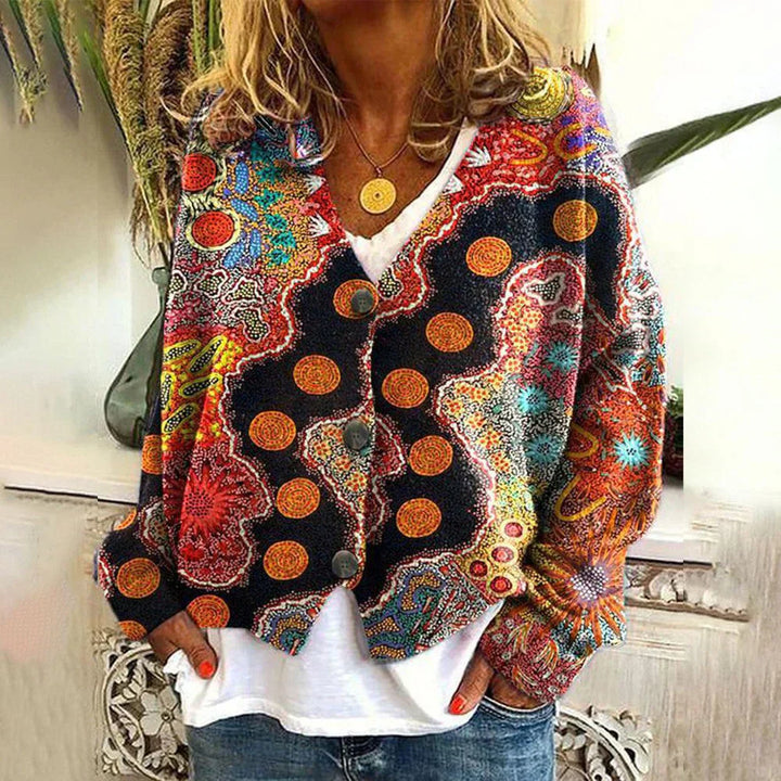 Karen Moree | Colourful Knitted Sweater