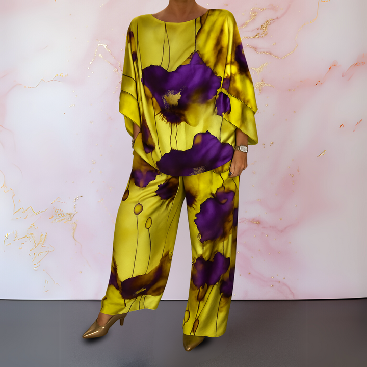 Karen Moree | Satin Two-Piece Set