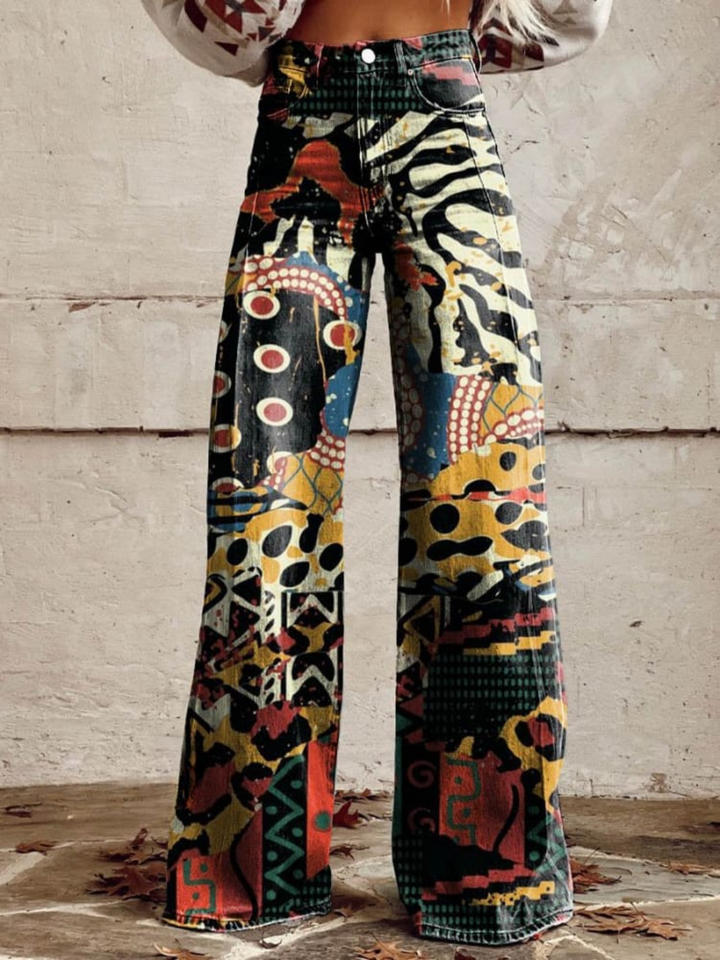 Karen Moree | Modern Colourful Wide Leg Pants