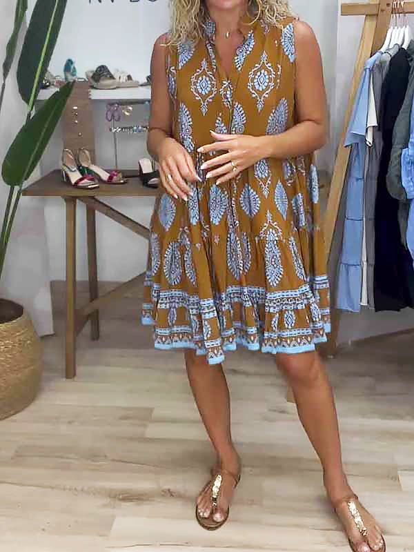 Karen Moree | Elegant V-Neck Dress