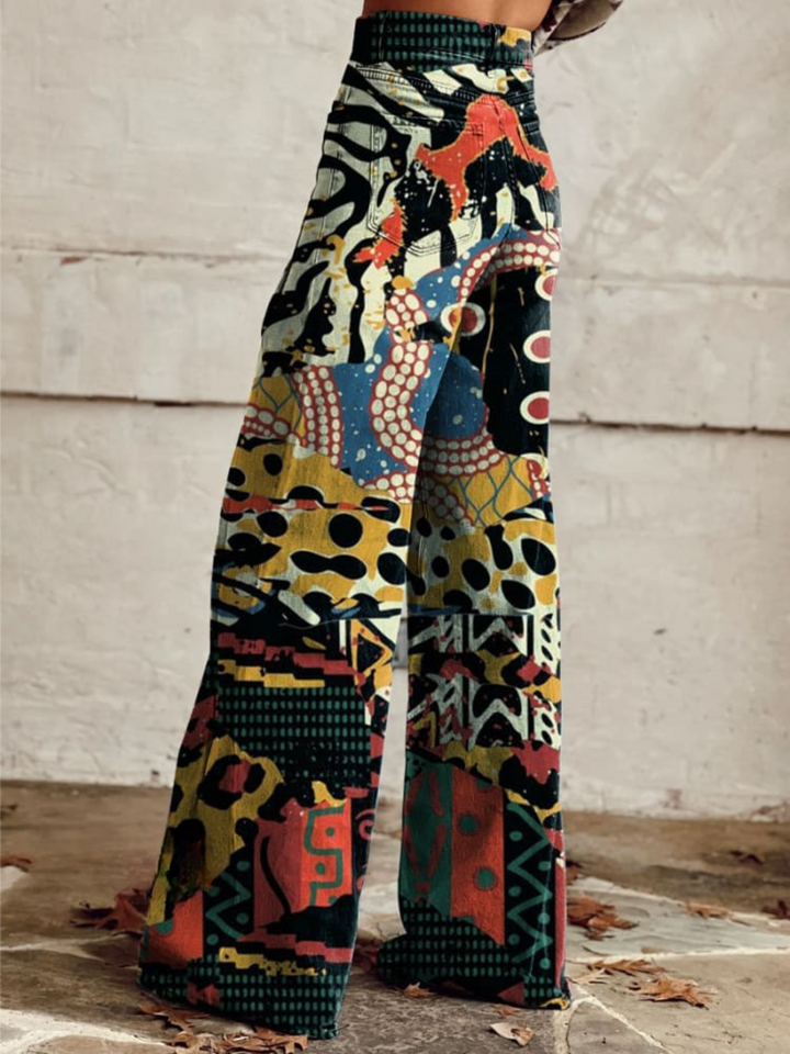 Karen Moree | Modern Colourful Wide Leg Pants