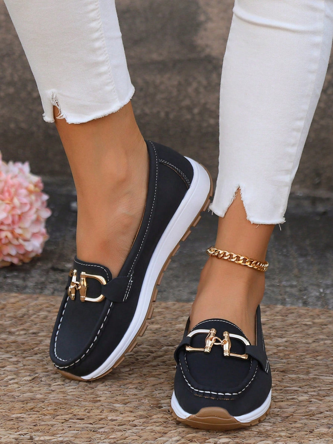 Karen Moree | Flat Buckle Loafers