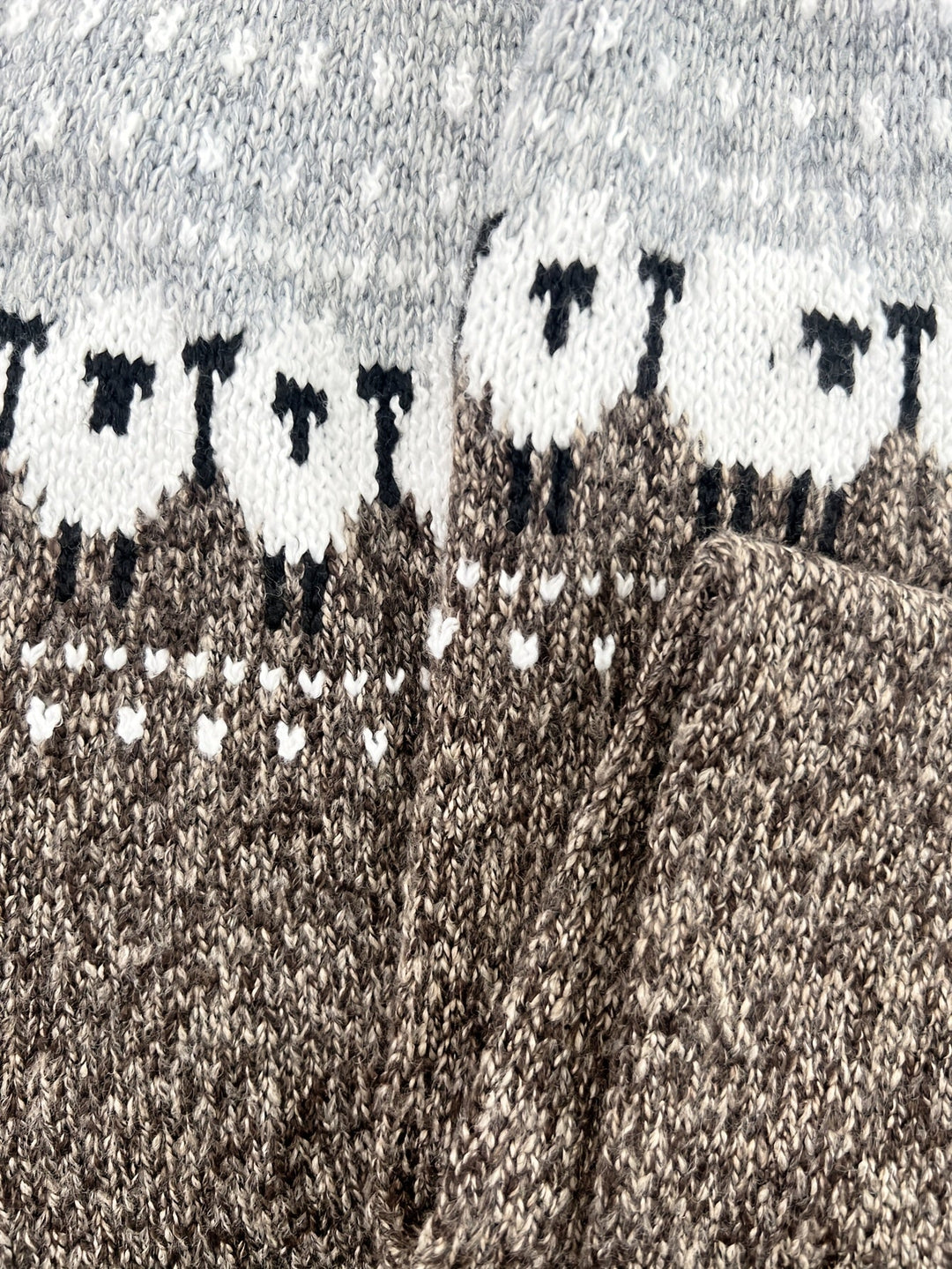 Karen Moree | Elegant Winter Sweater, Sheep Jacquard Pattern