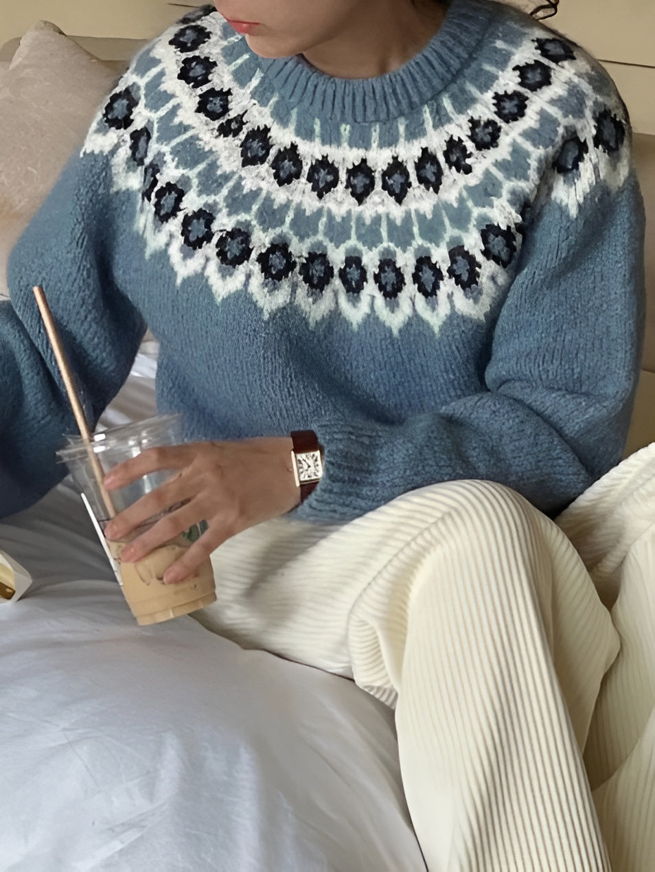 Karen Moree | Jacquard Sweater