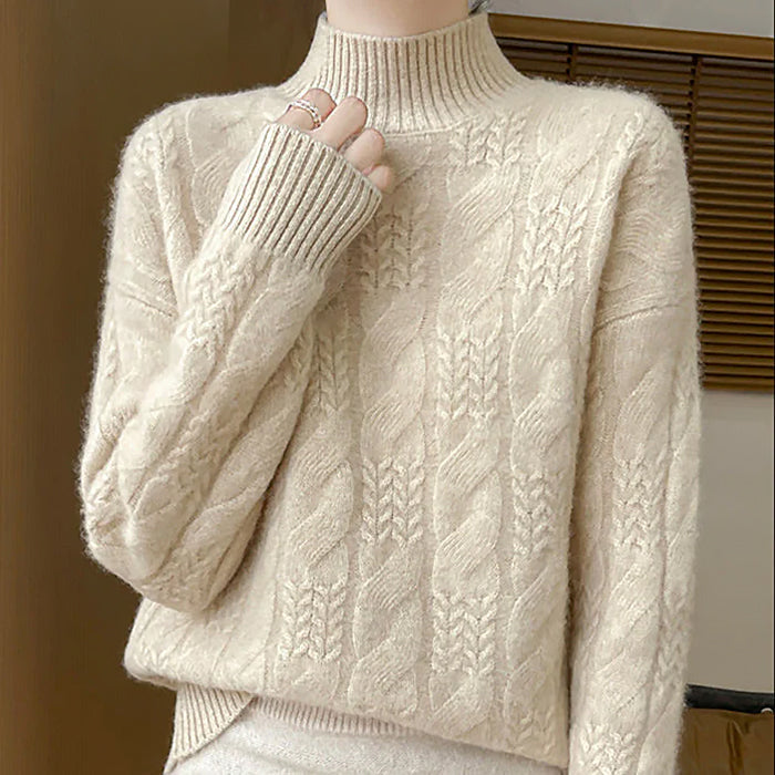 Karen Moree | Women’s Soft-Touch Sweater In Elegant Knit