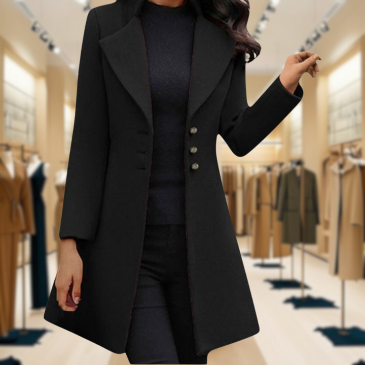 Karen Moree | Slim Fit Long Sleeve Coat