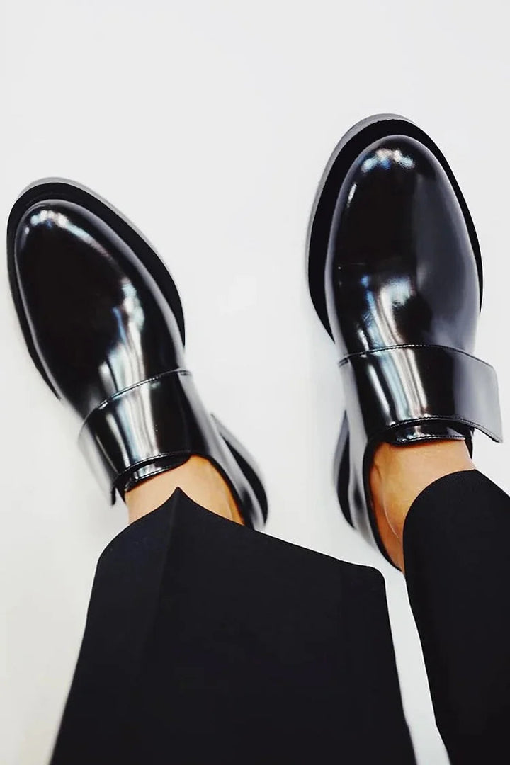 Karen Moree | Polished Strap Loafers