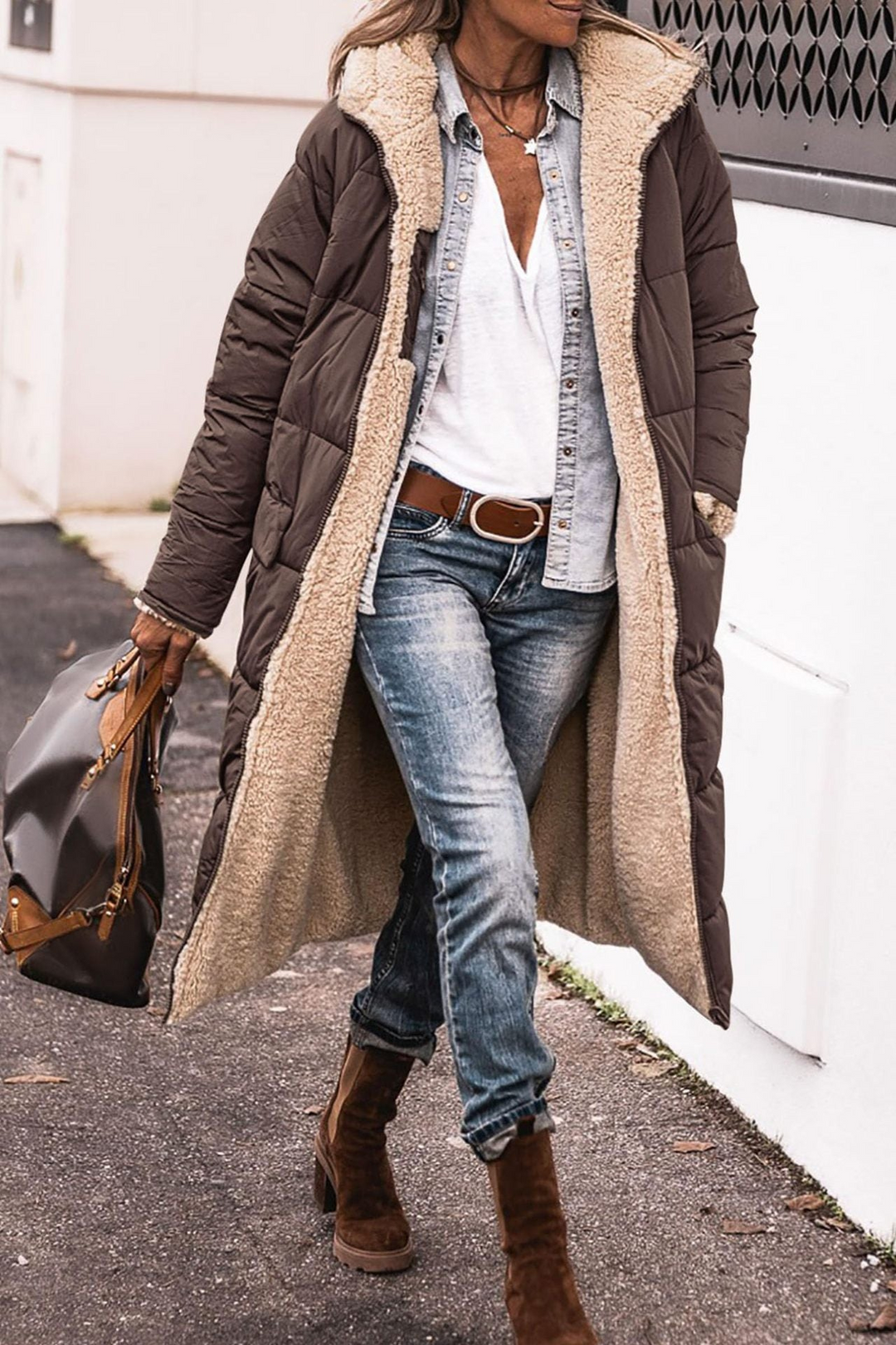 Karen Moree | Elegant Reversible Coat