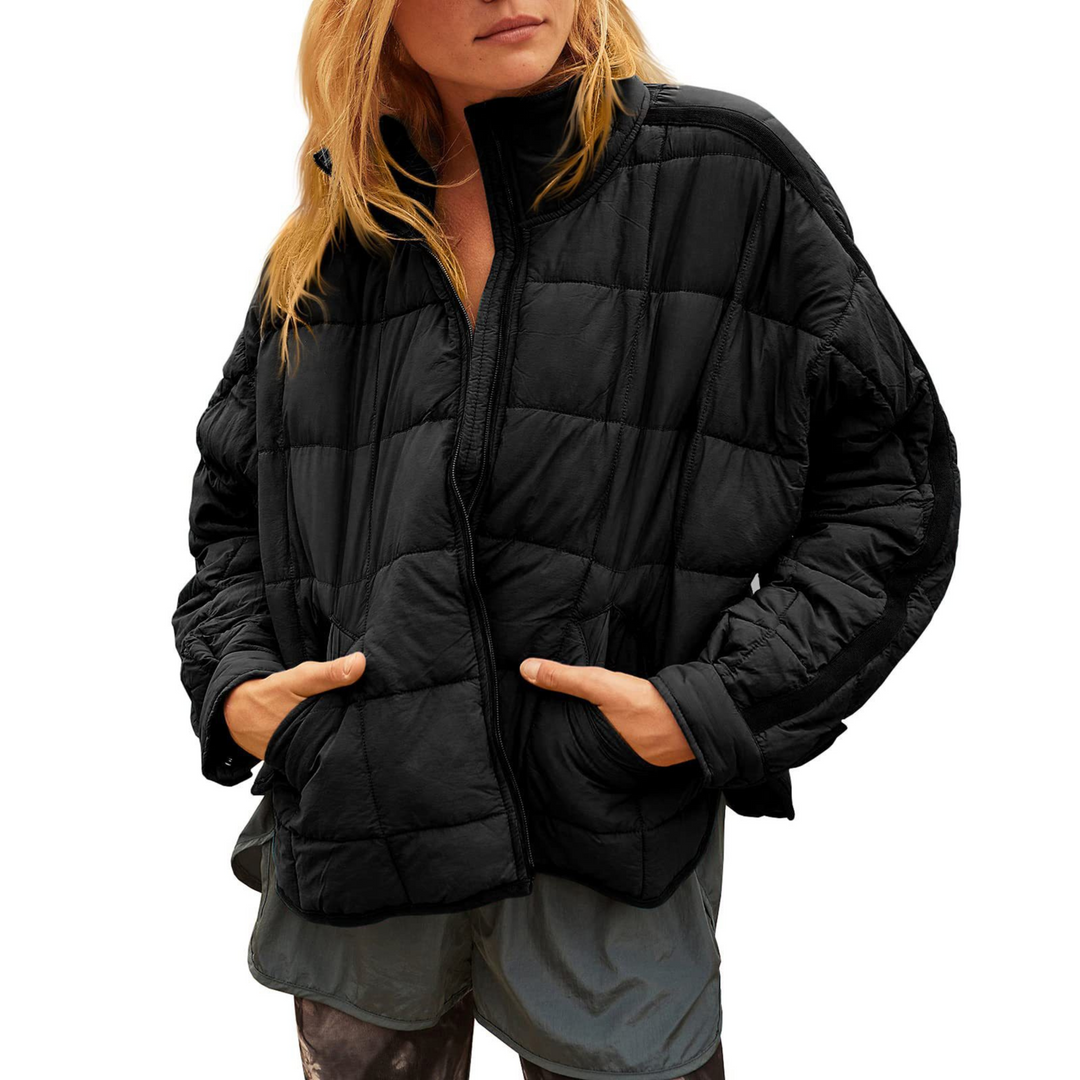 Karen Moree | Lightweight Compact Zip Puffer Jacket