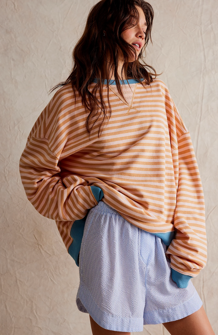 Karen Moree | Oversized Striped Sweater
