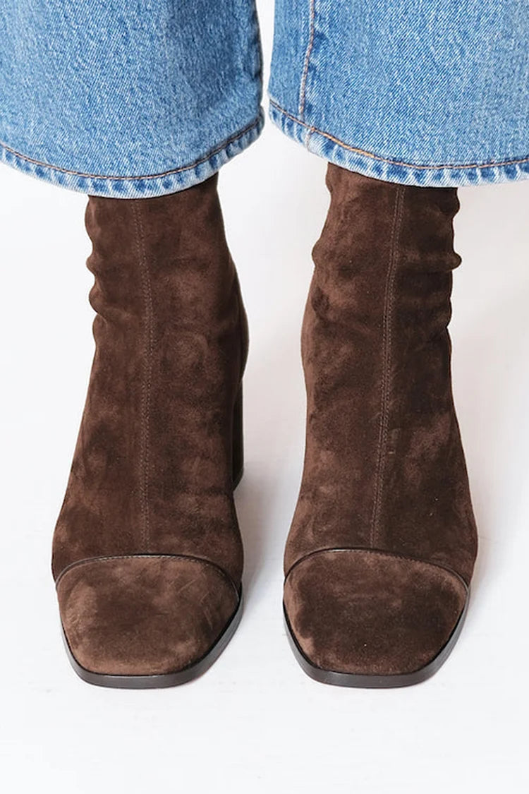 Karen Moree | Square Toe Heeled Boots