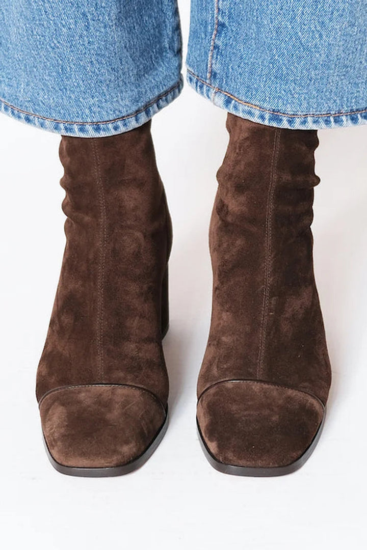 Karen Moree | Square Toe Heeled Boots