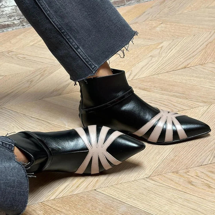 Karen Moree | Pointed Geometric Ankle Boot
