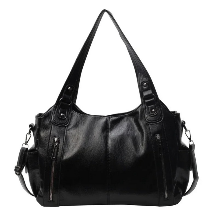 Karen Moree | Dual Zipper Large Capacity Shoulder Bag