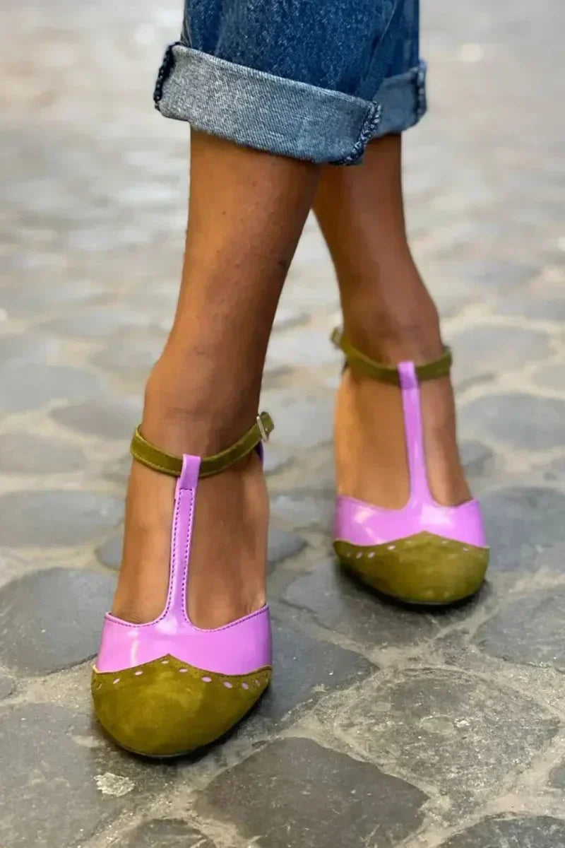 Karen Moree | Closed Sandal With T-Bar Strap