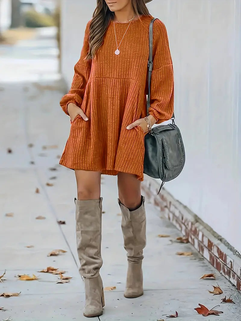 Karen Moree | Casual Winter Mini Dress