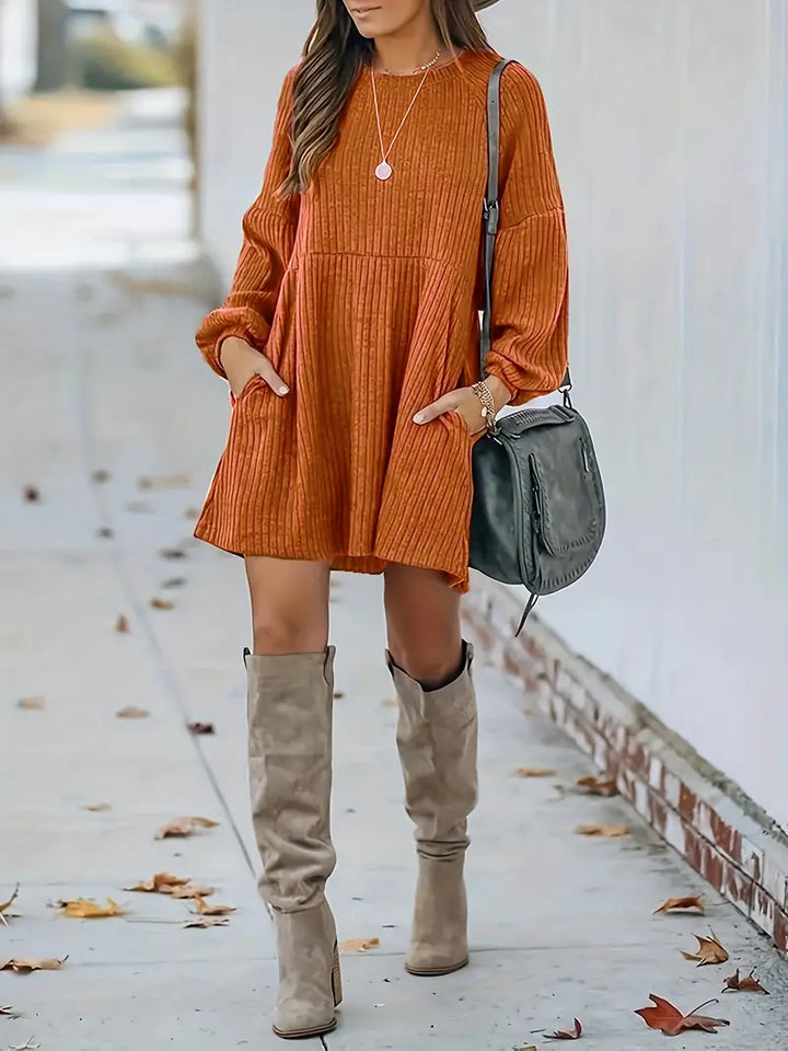 Karen Moree | Casual Winter Mini Dress