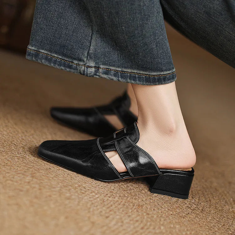 Karen Moree | Genuine Leather Mules