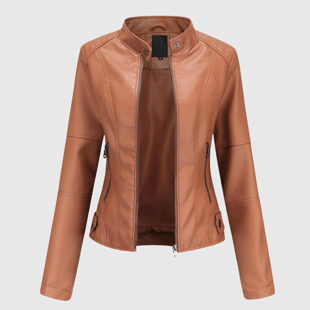 Karen Moree | Stylish Leather Jacket