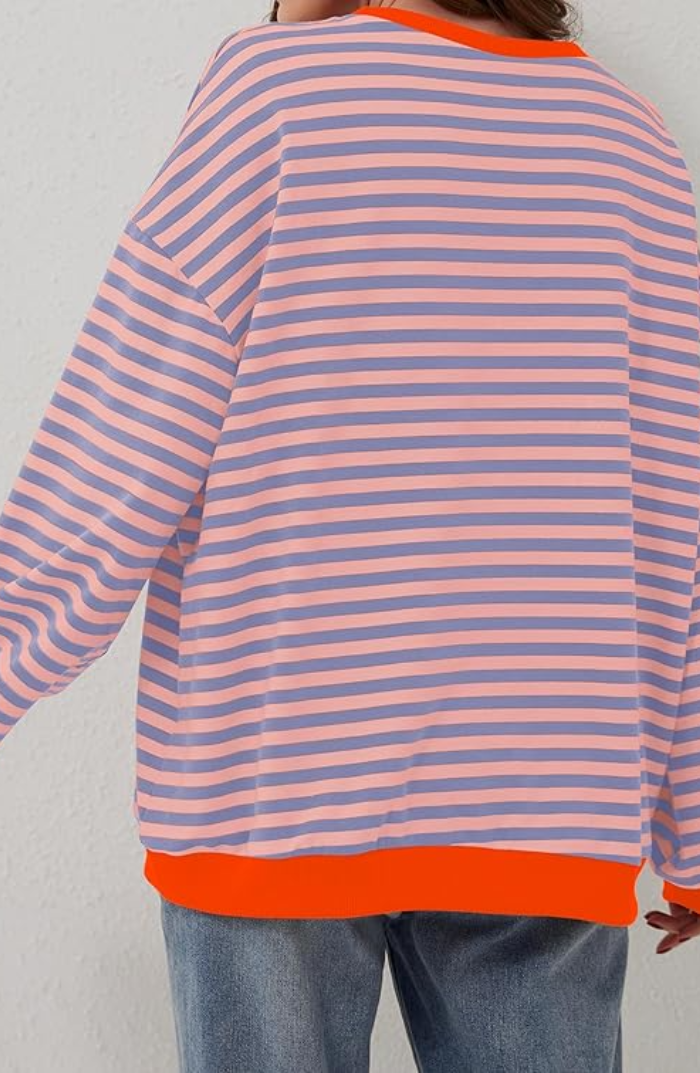 Karen Moree | Oversized Striped Sweater