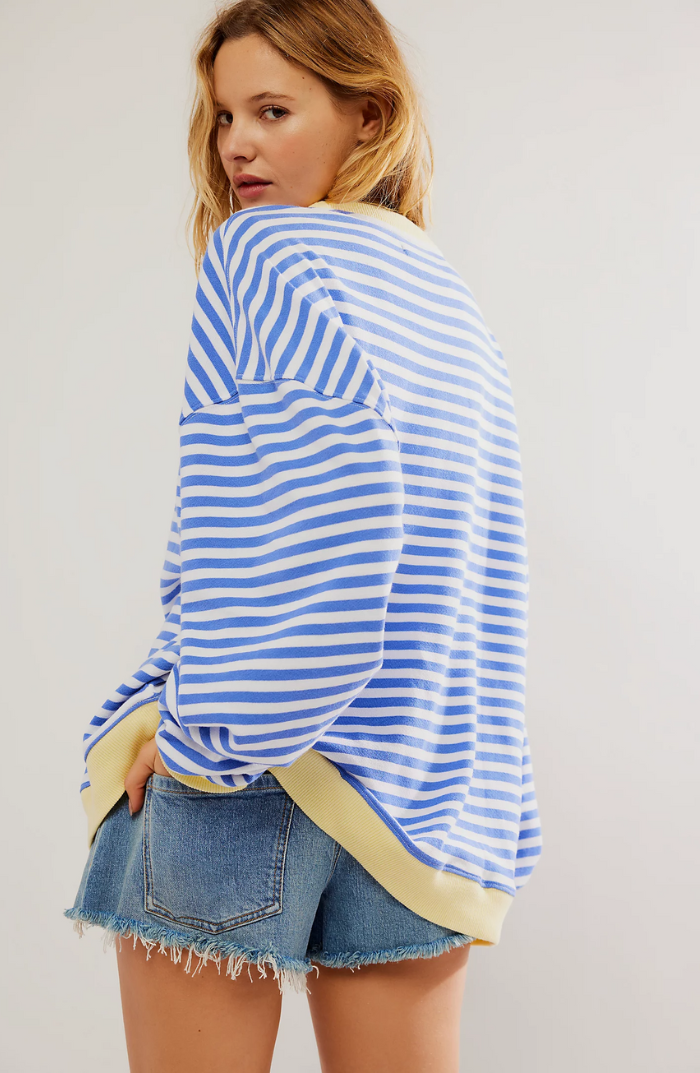 Karen Moree | Oversized Striped Sweater