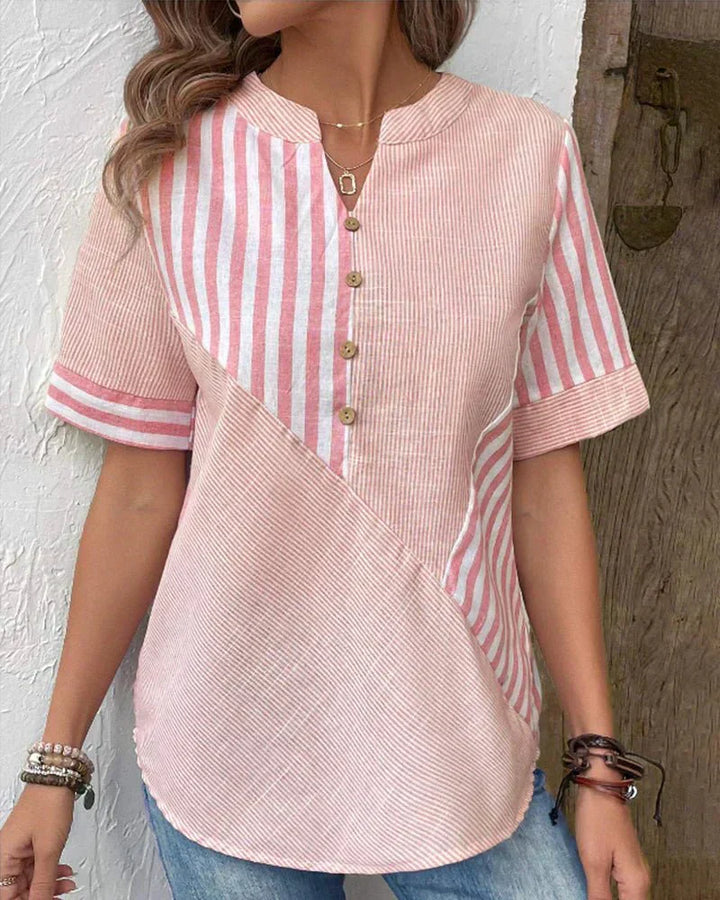 Karen Moree | Soft Striped Blouse