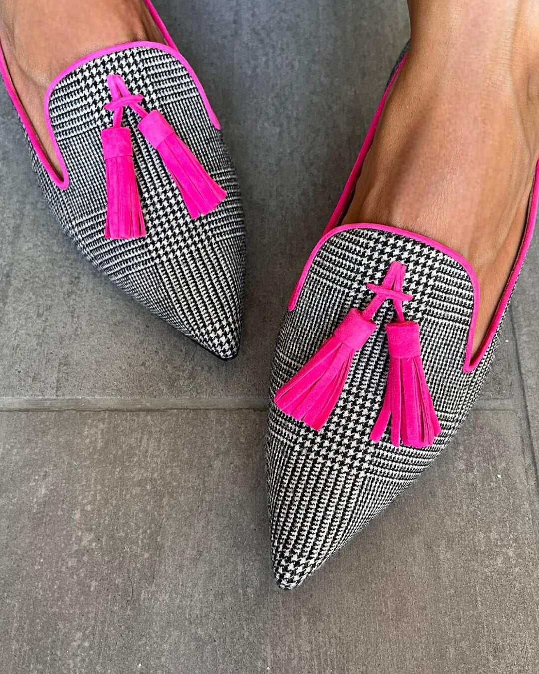 Karen Moree | Pointed Loafer With Fringes