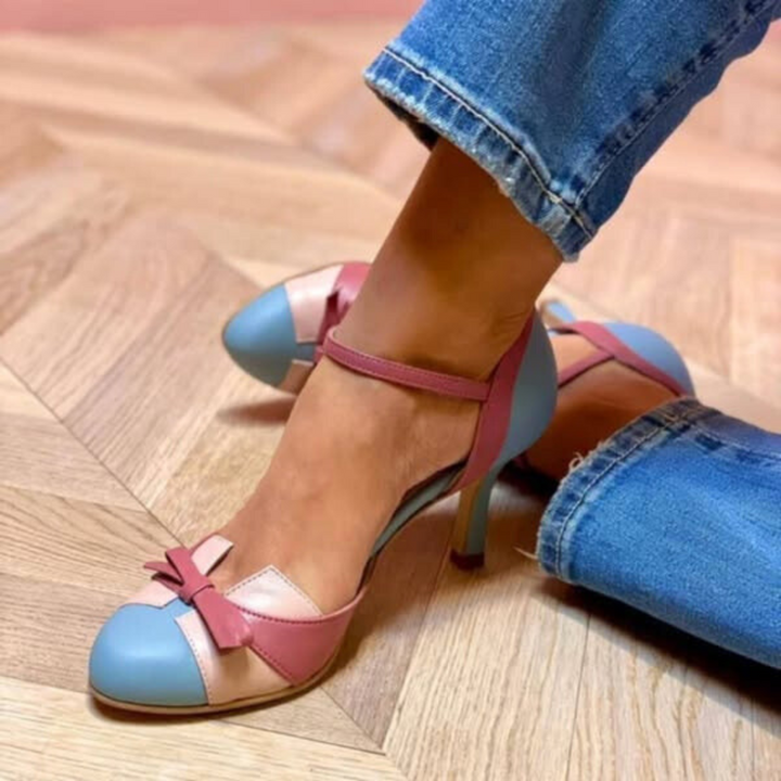 Karen Moree | Colorblock Heel Pumps