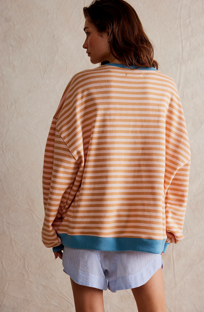 Karen Moree | Oversized Striped Sweater
