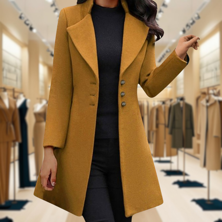 Karen Moree | Slim Fit Long Sleeve Coat