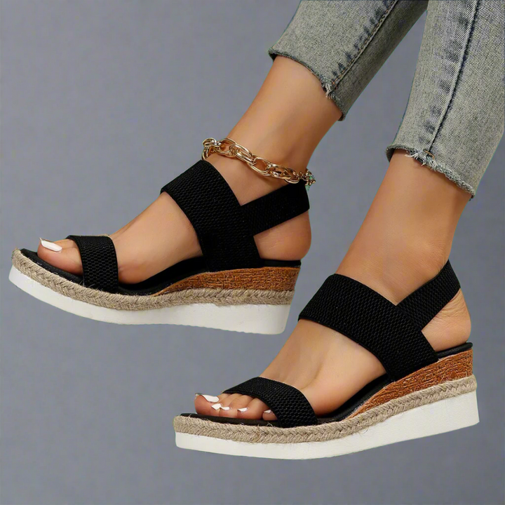 Karen Moree | Black Platform Sandals