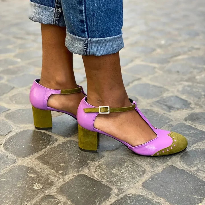 Karen Moree | Closed Sandal With T-Bar Strap
