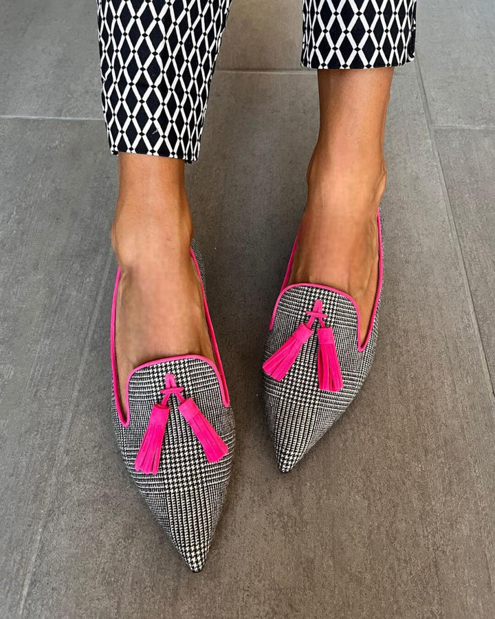 Karen Moree | Pointed Loafer With Fringes