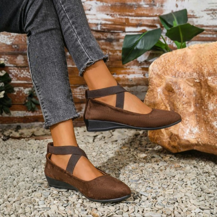 Karen Moree | Comfy Closed Wedge Slip-On Shoes