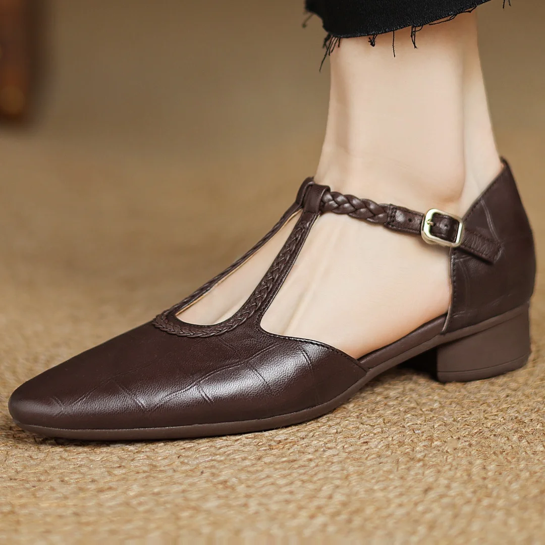 Karen Moree | Leather Mary Janes