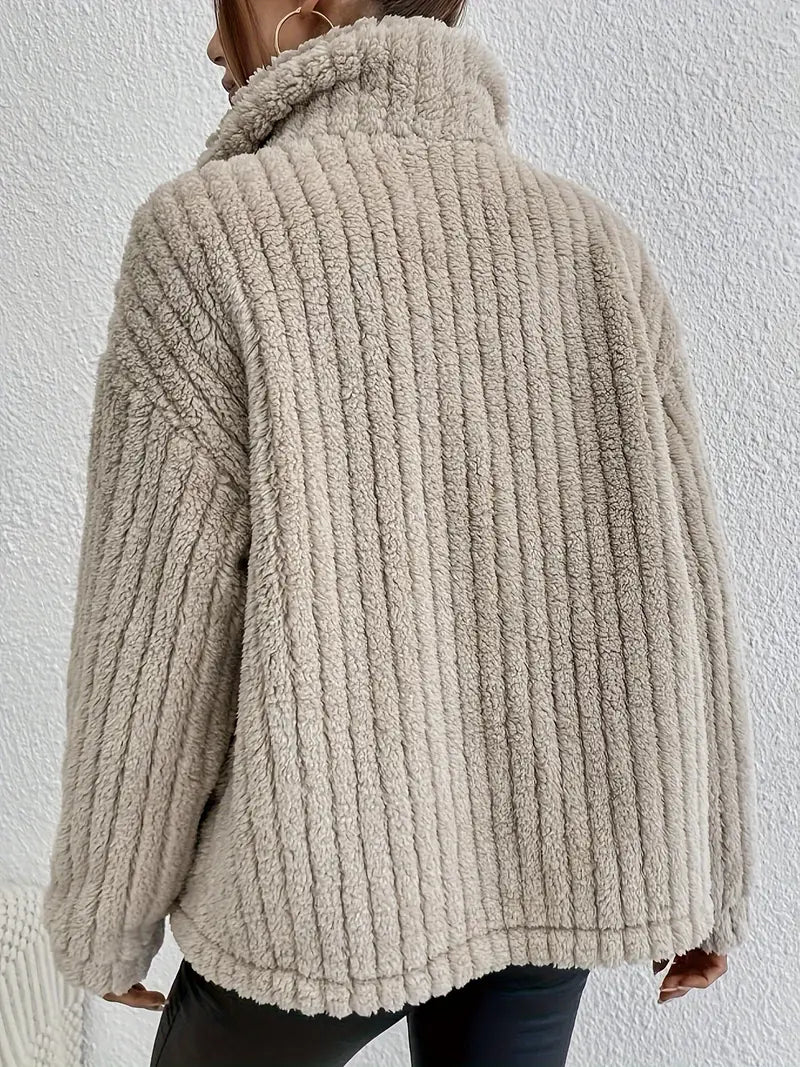 Karen Moree | Double-Sided Velvet Cardigan