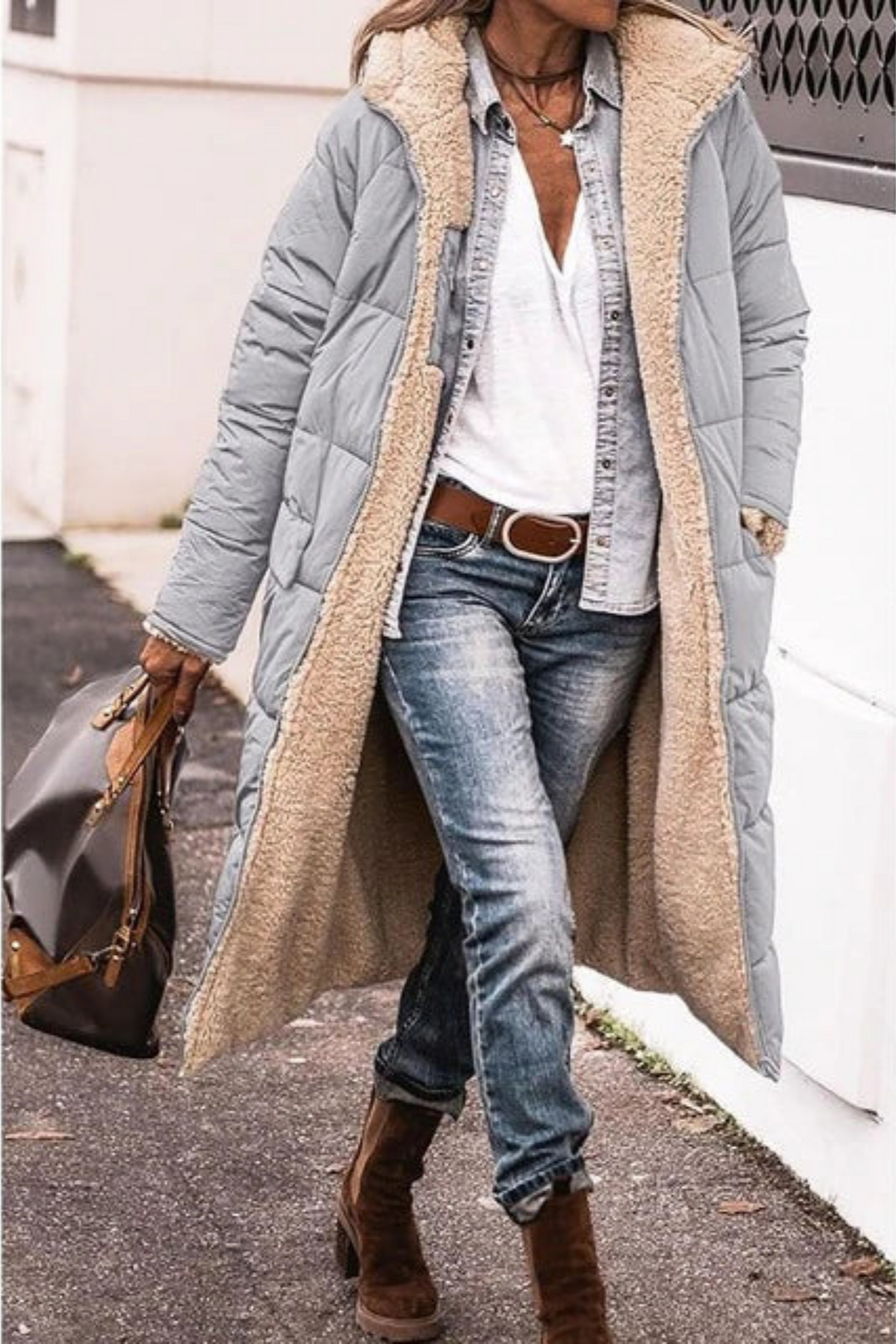 Karen Moree | Elegant Reversible Coat
