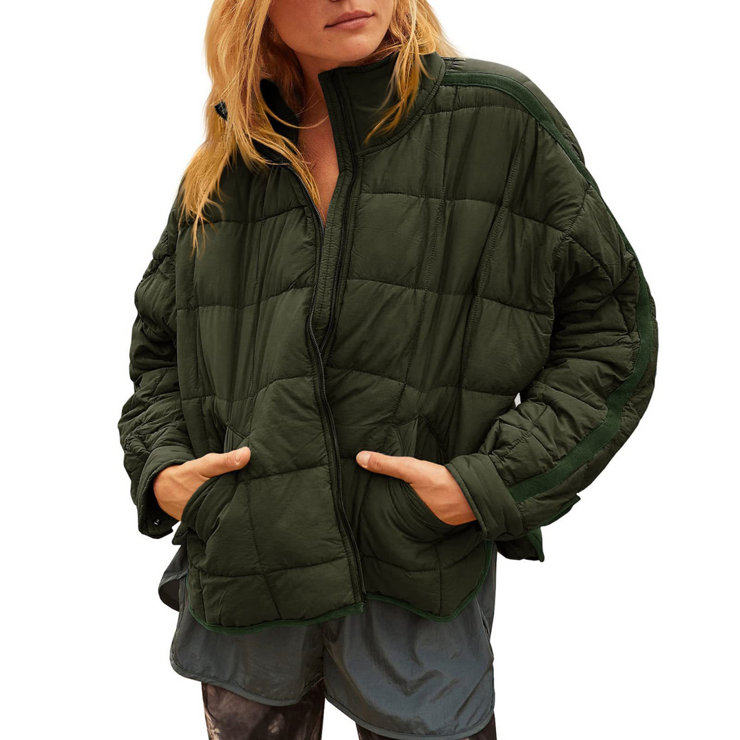 Karen Moree | Lightweight Compact Zip Puffer Jacket