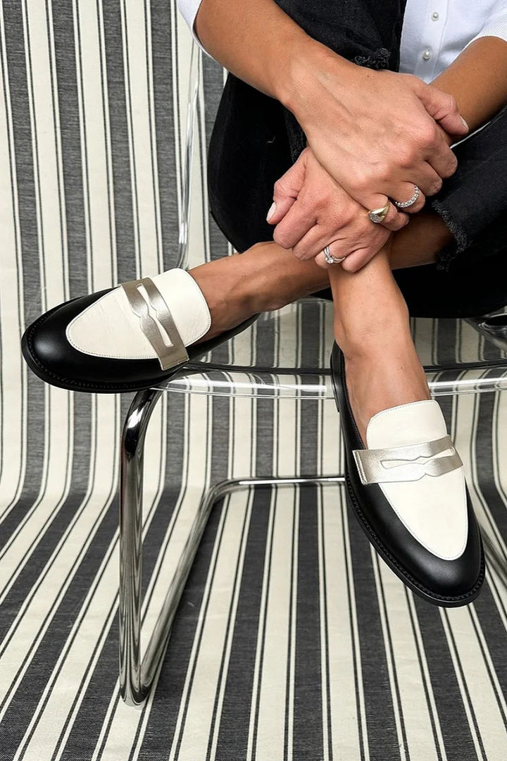 Karen Moree | Monochrome Classic Loafers