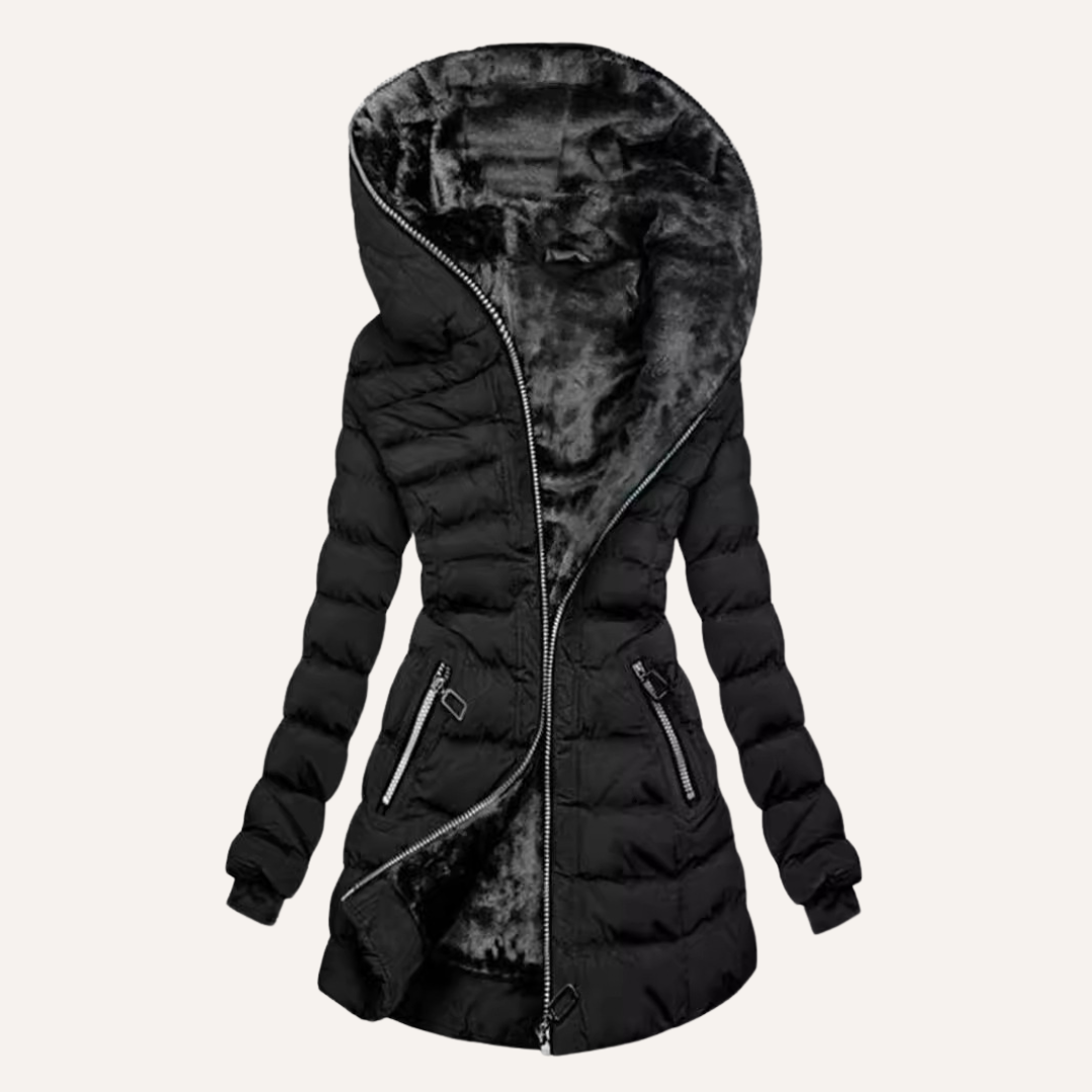Karen Moree | Fur-Lined Down Jacket