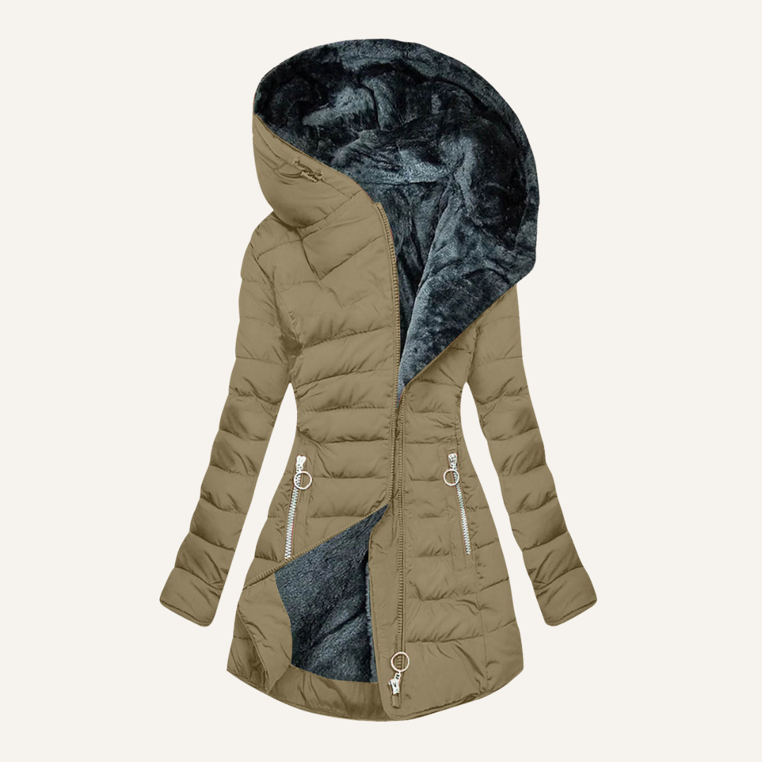 Karen Moree | Fur-Lined Down Jacket
